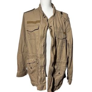 Old Navy Men's‎ XL Tall Utility Field Jacket – Khaki Cotton